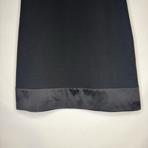 Laundry By Shelli Segal Black Mini Dress with Ruffled Sleeves Size 4 - Picture 4 of 8